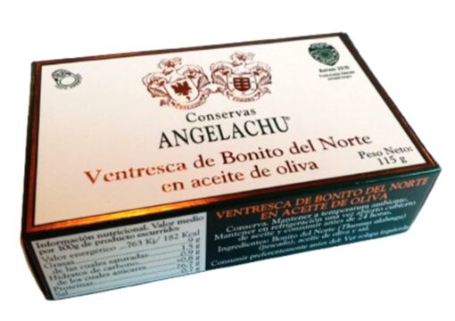 Ventrèche de thon Bonito 115g - Angelachu - Le Comptoir du Portugal l'épicerie fine portugaise depuis 2012